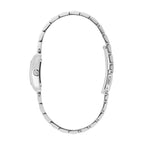 LADIES STAINLESS OLIVIA BURTON RECT GROVE SILVER WHT DIAL BW