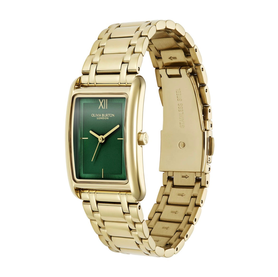 LDS GP OLIVIA B RECT TANK GRN 23MM DL BW