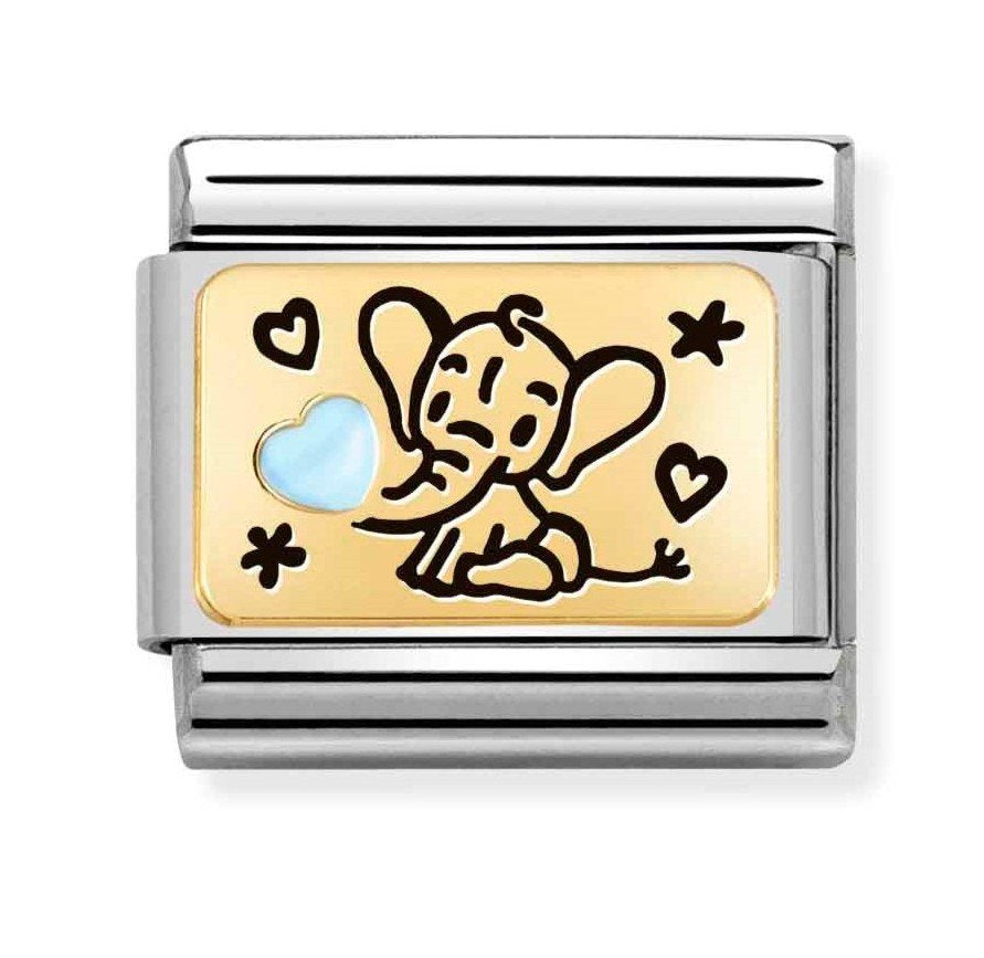 NOM BLUE ELEPHANT ENAMEL | PLATES (IC)