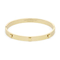 SS GP MINI HEART HINGED MAGNET BANGLE .