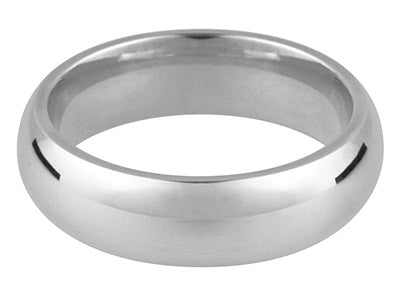PALLADIUM 4MM COURT WEDD BAND RING