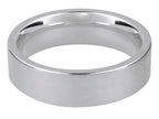 SILVER 3.0MM MEDIUM FLAT COURT WEDD BAND