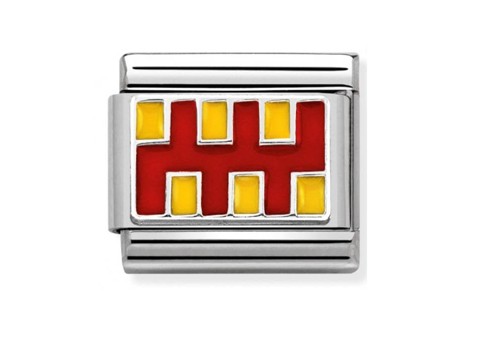 NOM SILV SH - NORTHUMBERLAND FLAG - COUNTRY SYMBOLS