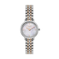 LDS SS RGP OLIVIA B RND BEE HONEYCOMB SILV 28MM DL CZ OUTER BEZEL