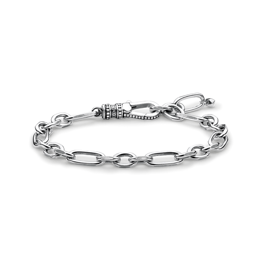THOMAS SABO SILVER BOLD 3&1 FIGARO BRACELET