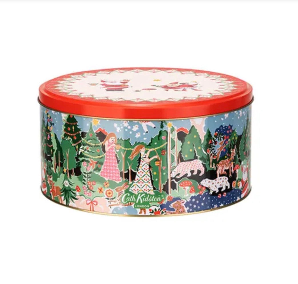 CATH KIDSTON CHRISTMAS 2 PIECE CAKE TIN SET
