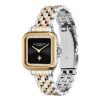 LDS TT GP OLIVIA BSQU BLK 28MM DL CZ OUTER BEZEL BW