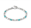 SS BEAD & TURQUOISE BLET - INSTINCT STYLE