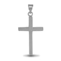 SILVER MEDIUM PLAIN CROSS PENDANT ONLY