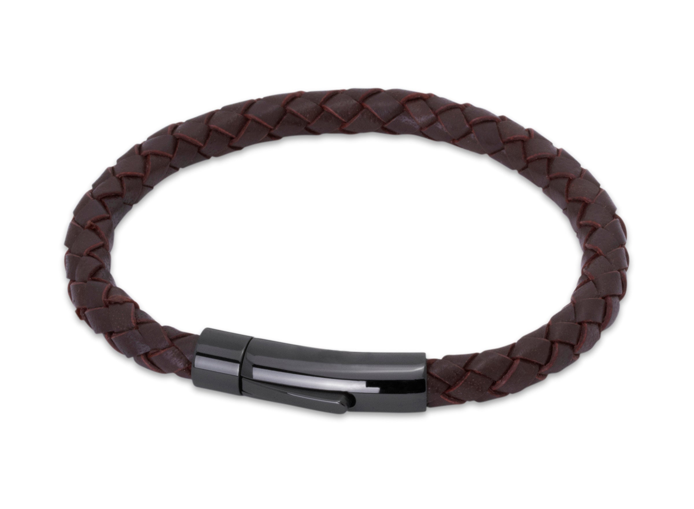 RUST ANTQ LEATHER GENTS IP CLASP BLET