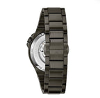 GNTS SS BLK PVD RND SKLELETON DL. AUTO BW