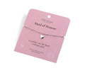 SILV WHISPER MAID OF HONOUR TRACE BEAD BLET