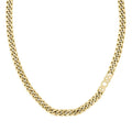 GNTS STEEL YELLOW TONE BOSS LOGO HW CURB KASSY CHAIN