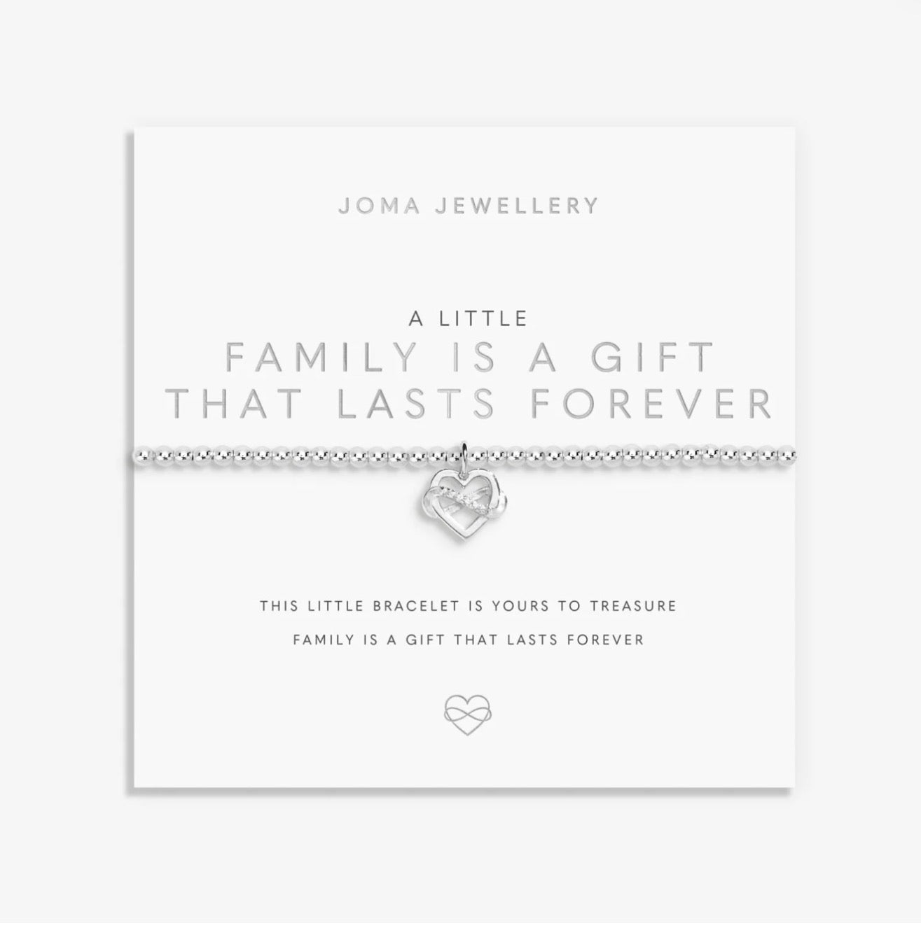 a little FAMILY IS A GIFT THAT LASTS FOREVER SP B'let