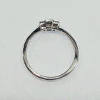 18WG 3.1G 3 PRINCESS CUT DIAMOND TRILOGY RING P | PRE OWNED