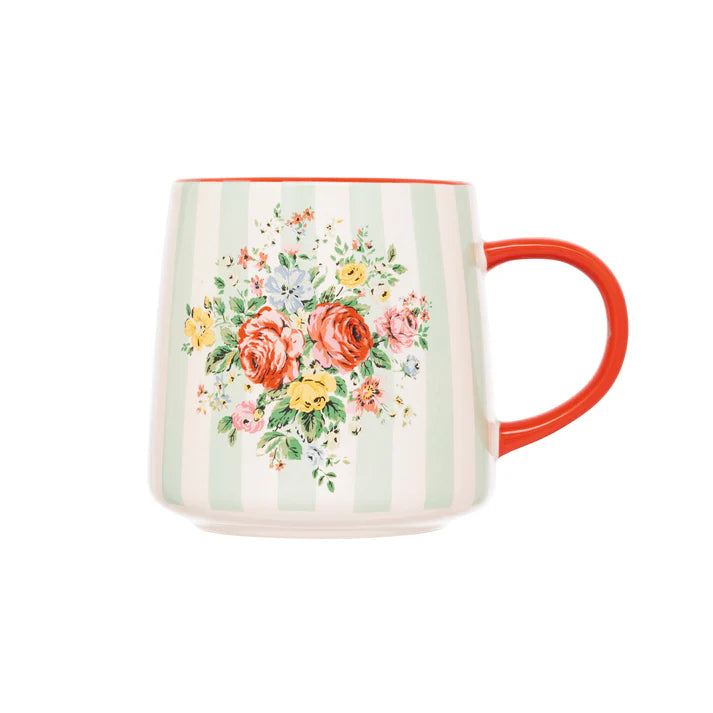 CATH KIDSTON HAMPSTEAD SAGE STRIPE BILLIE MUG