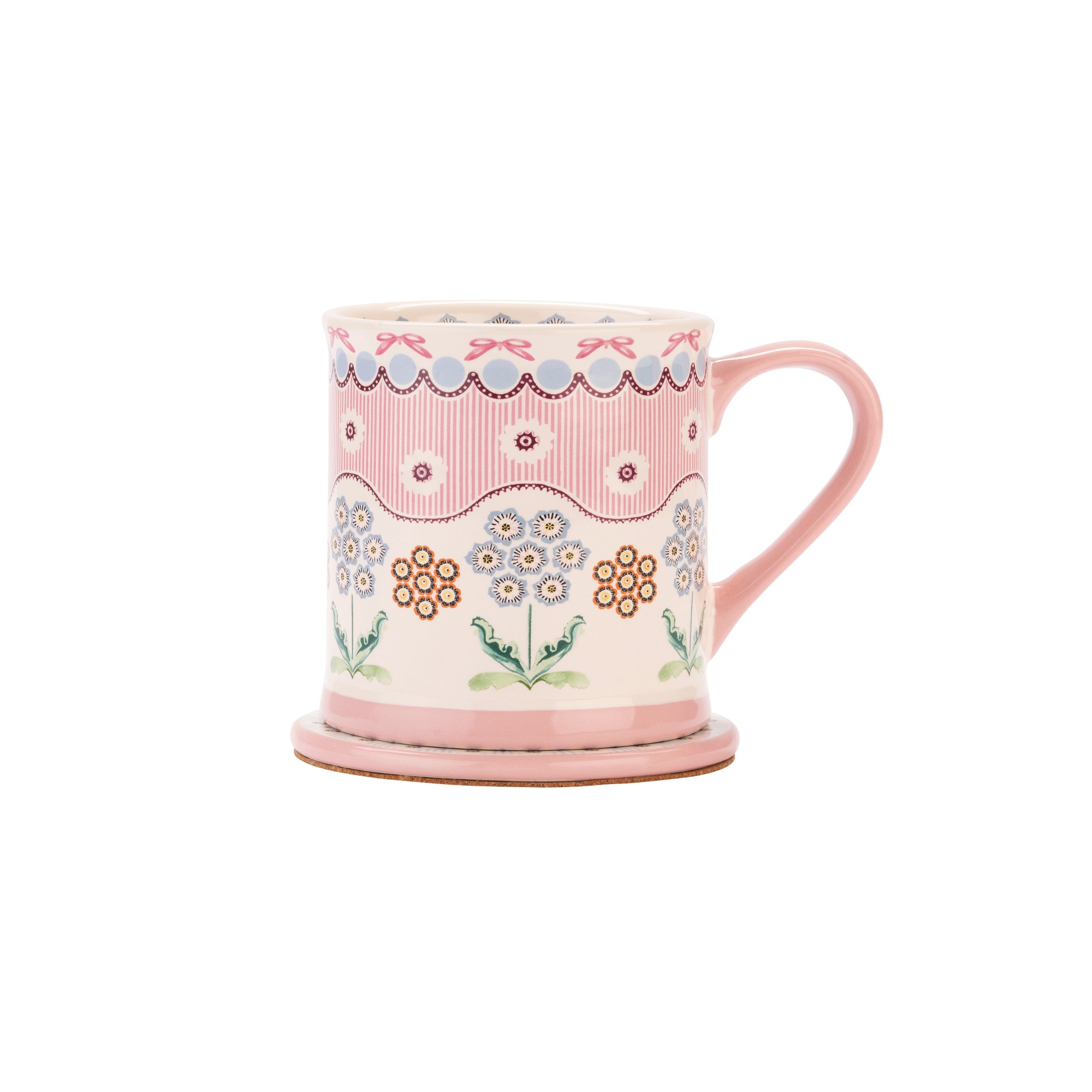CATH KIDSTON SPITAFIELDS SILK MUG & COASTER SET