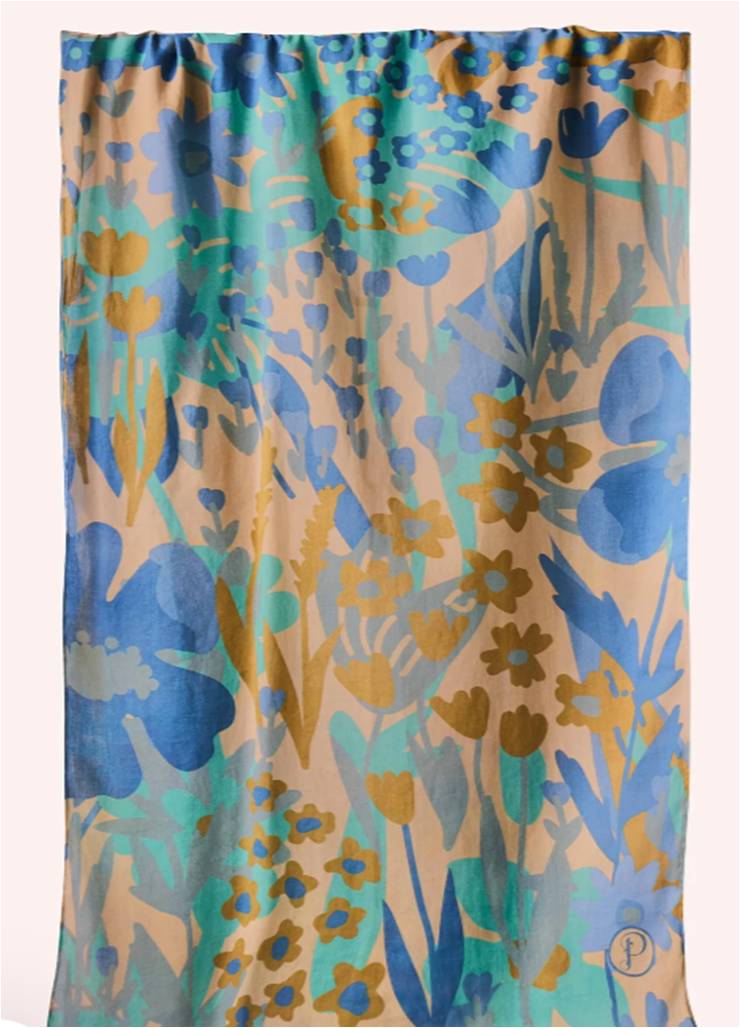 Springtime Floral Design Printed Scarf