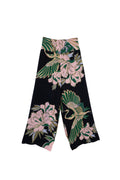 CRANE EMERALD CREPE PALAZZO PANTS by 100 Stars