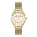 LDS GP OLIVIA B RND WHT CZ SUNRAY 30MM DL MESH BW