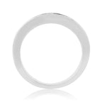 9CT WG 12ST. DIAMOND 0.50CTS CHANNEL SET 1/2 ETERNITY RING