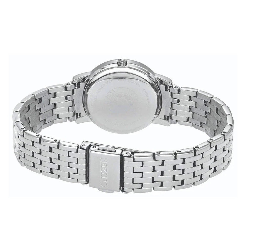 LDS SS CITIZEN ECO DRIVE CRYSTAL BATON BLUE DL BW