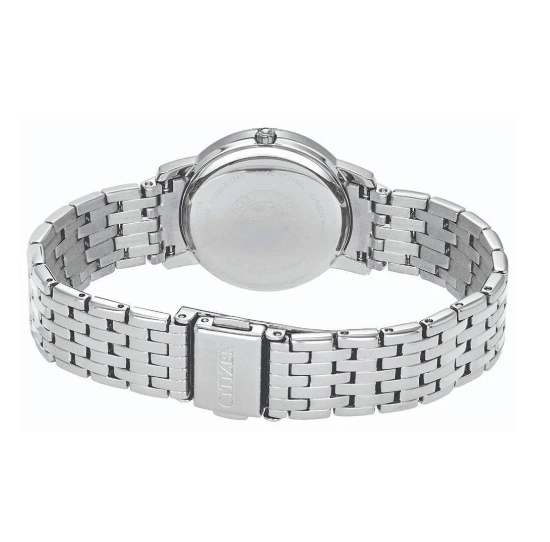 LDS SS CITIZEN ECO DRIVE CRYSTAL BATON BLUE DL BW