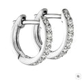 CORE | SILVER CLR CZ SMALL HOOP EARRING