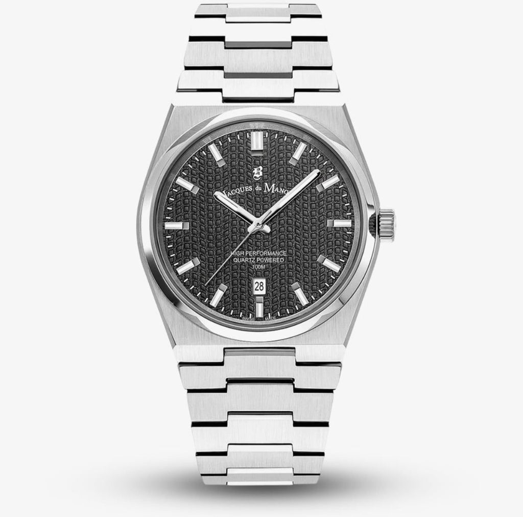 GNTS SS J D MANOIR 41MM RND BLK DL. D@6 BW