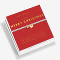 a little BOXED MERRY CHRISTMAS SP & GP BRACELET