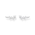 T SABO SILV WHT CZ STAR CLIMBER STUD ERS