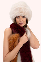 Elsa Faux Fur 3 tone Scarf
