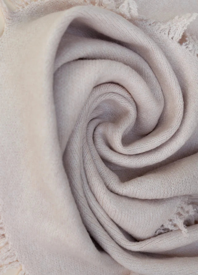 CREAM EMILY COSY KNIT SCARF by POWDER