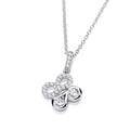 SILVER ICONIC BOODLED MIRROR MOTIF PENDANT & CHAIN