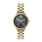 LDS GP OLIVIA B RND MOONPHASE BLK DL BW