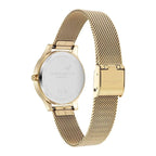 LDS GP OLIVIA B RND WHT CZ SUNRAY 30MM DL MESH BW