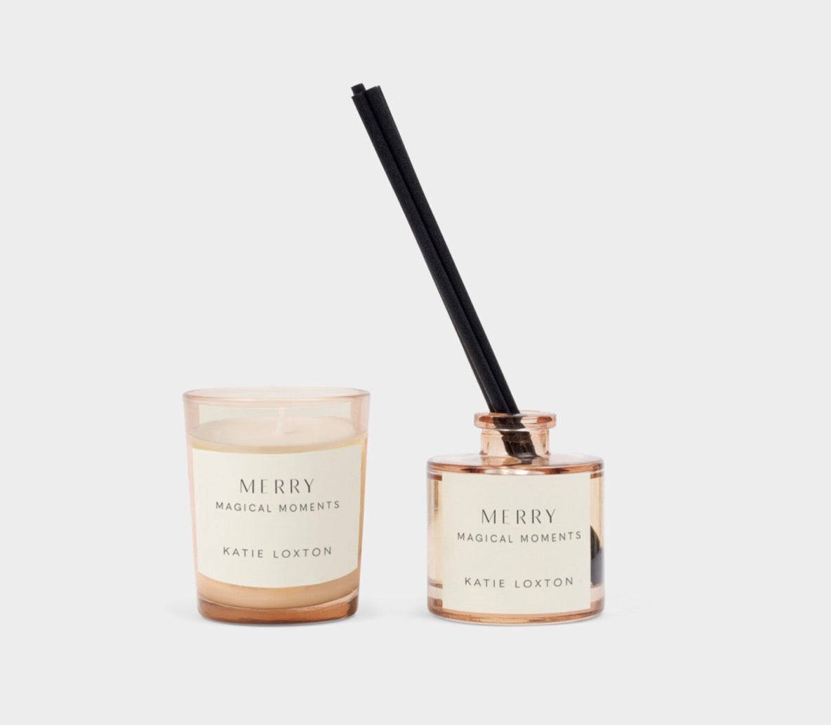 KATIE LOXTON SO VERY MERRY CANDLE AND DIFFUSER GIFT SET BLACKBERRY NOIR