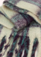 DAMSON MIX FLORA BOLD TASSLE COSY SCARF by POWDER