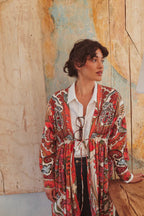 FIESTA ORANGE DUSTER JACKET by 100 Stars