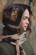 FLEUR DE LYS VELVET HOOD by One Hundred Stars