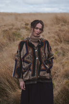 FLEUR DE LYS SAND VELVET STORK JACKET by One Hundred Stars