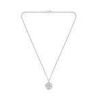 1580841 | GENTS SS BOSS RND MEDALLION NORTH PENDANT ON CURB CHAIN
