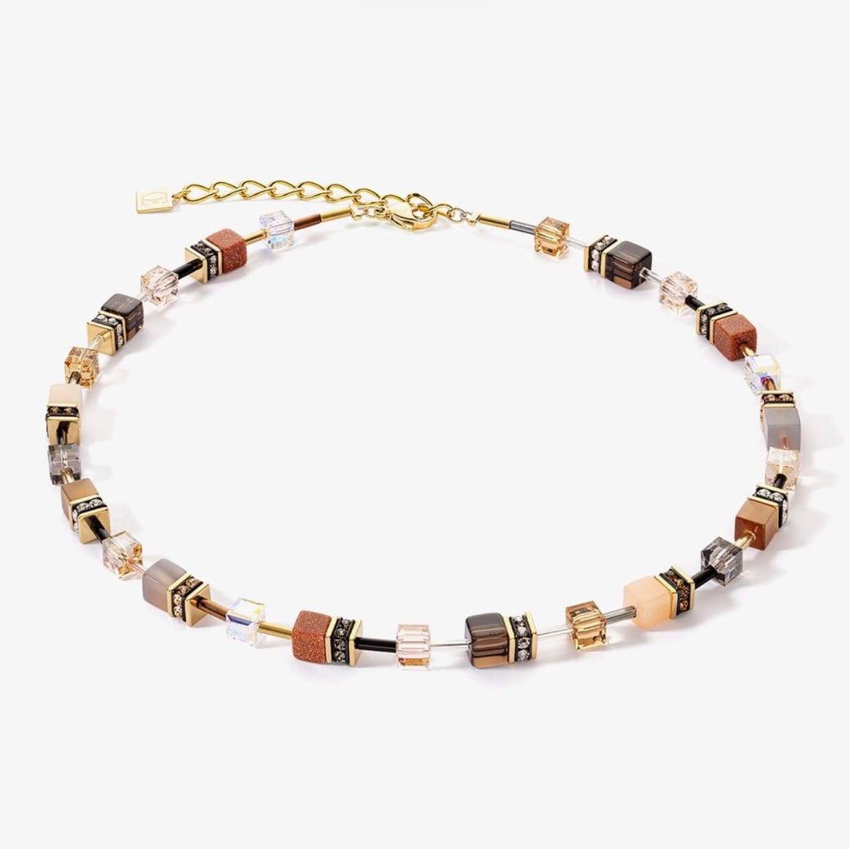 COEUR SS GP GOLDSTONE & BRW SWAROV GEOCUBE NLET