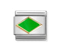 030285/51 NOM APPLE GREEN RHOMBUS- SYMBOLS
