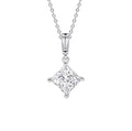 SILV ZIRC DIAMONFIRE PRINS CUT DRAOP PEND