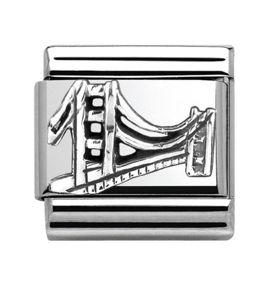 330105/02 NOM SILV SHINE GOLDEN GATE BRIDGE - MONUMENTS