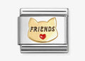 030285/68 NOM RED HEART CAT FRINDS ENAMEL - SYMBOLS