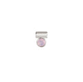 147114/003 NOM SEIMIA SILVER PINK CZ STONE