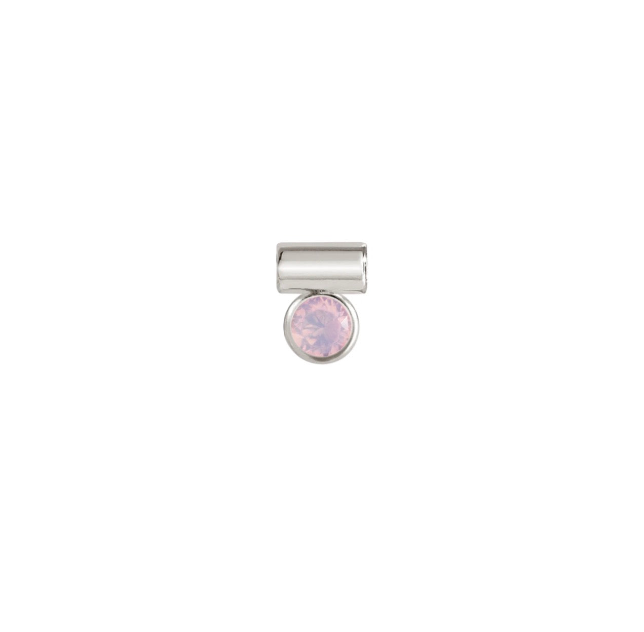 147114/003 NOM SEIMIA SILVER PINK CZ STONE