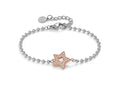 134003/023 NOM SS RGP STAR CZ BEAD LINK BLET DAMORE
